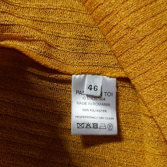 Dodo Bar Or Size 10 Hanna One-sleeve Gathered Ribbed-knit Polyester Midi Dress - Picture 6 of 7